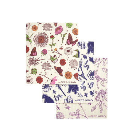 Swedish Dish Cloth 3 pack - MIxed Prints