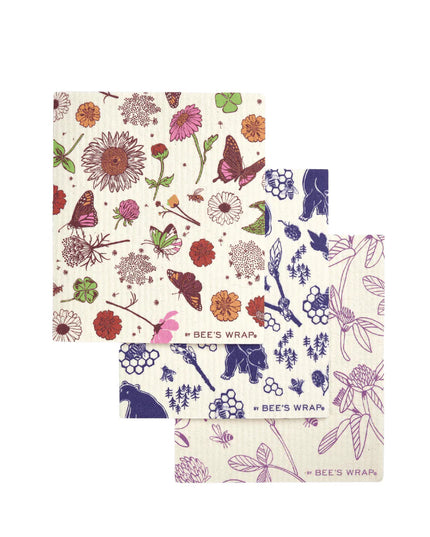 Swedish Dish Cloth 3 pack - MIxed Prints