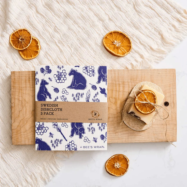 Swedish Dish Cloth 3 pack - MIxed Prints