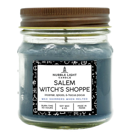 Salem Witch's Shoppe 8oz Scented Soy Candle