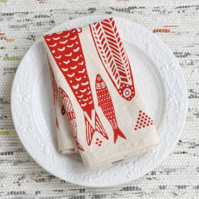 Sardines Tea Towel - 3 colors