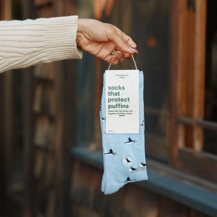 Socks that Protect Puffins