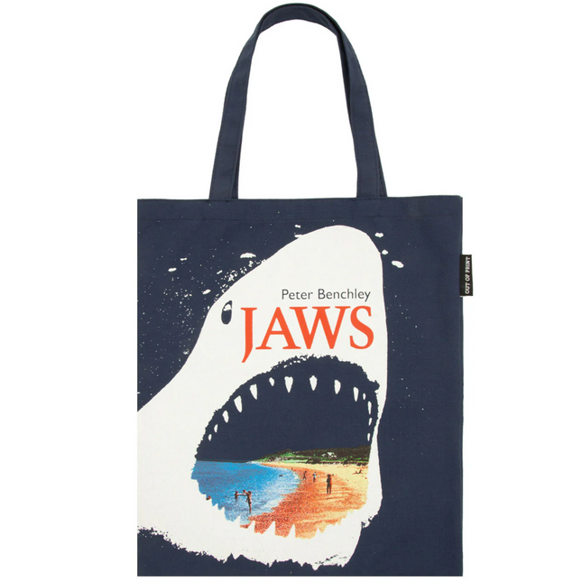 Jaws Vintage Cover Tote Bag