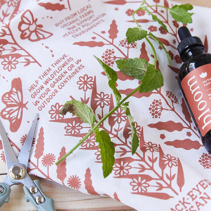 Tea Towel - Herbal Harvest
