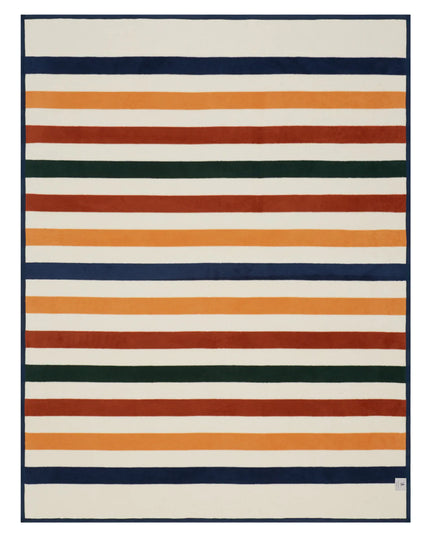 Vintage Casco Bay Stripe Blanket
