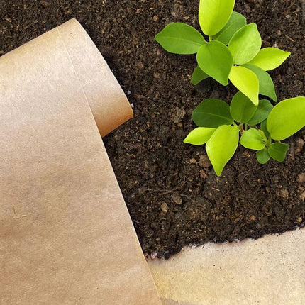 The Old Farmer's Almanac Weed Barrier Paper with 5-0-0 Fertilizer