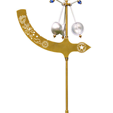 Jeffersonian Brass Kinetic Wind Vane