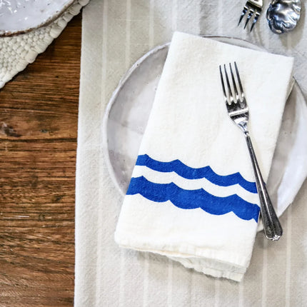 Waves Cloth Napkins