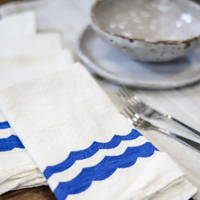 Waves Cloth Napkins