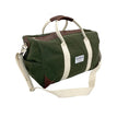 Olive Canvas & Brown Leather