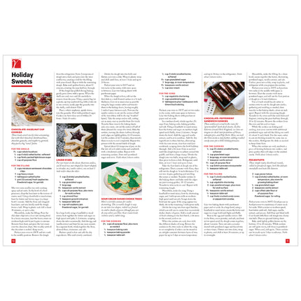 interior spread of the cookie guide with various cookie recipes
