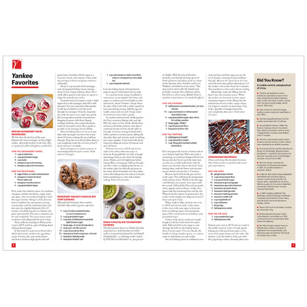 interior spread of the cookie guide with various cookie recipes