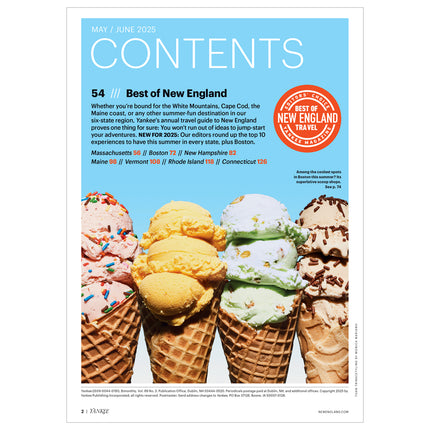 Yankee Travel Guide to New England May/June 2025