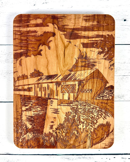 Yankee Covered Bridge Serving Board