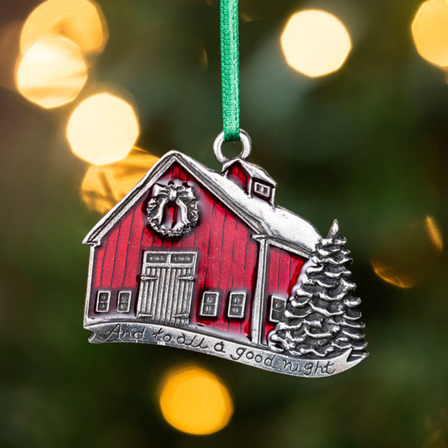 And to All A Good Night Pewter Ornament