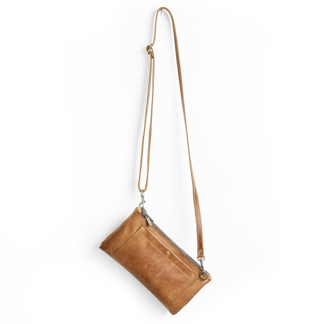 Gemini Crossbody Bag – Premium Saddle