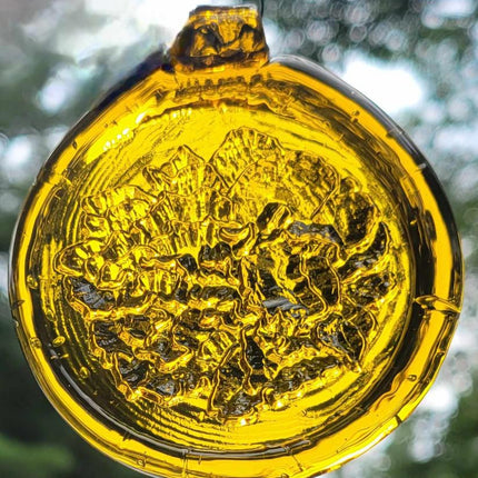 Old Hancock Peony Suncatcher