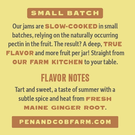 Lemon Ginger Rhubarb Jam