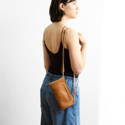 Gemini Crossbody Bag – Premium Saddle
