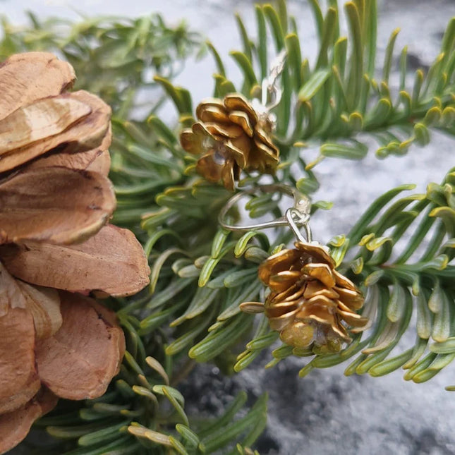 Pinecone Earrings