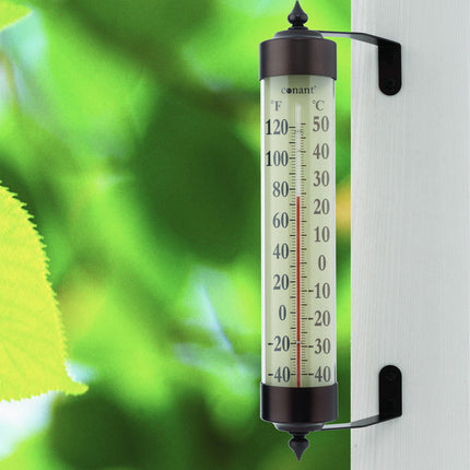 Grande View 12" Thermometer - Bronze Patina
