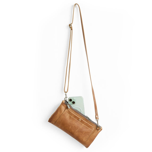 Gemini Crossbody Bag – Premium Saddle