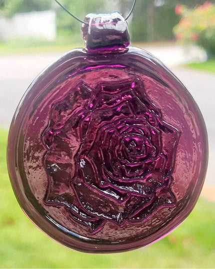 Old Hancock Rose Suncatcher