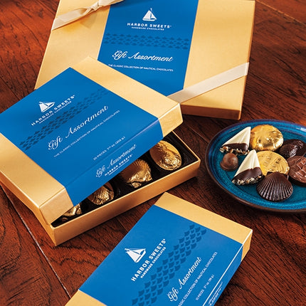 Milk & Dark Chocolate Sea-Inspired Confections