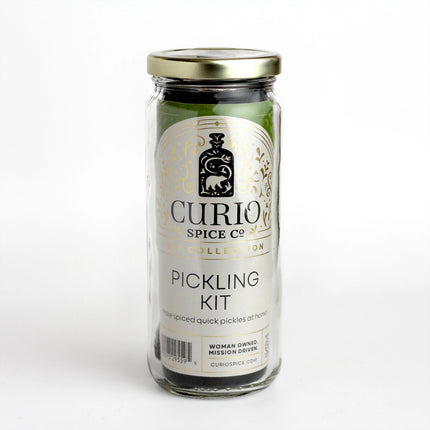 the pickling kit jar against a white background