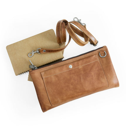 Gemini Crossbody Bag – Premium Saddle