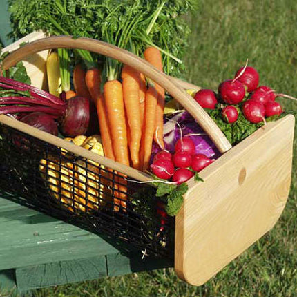 Garden Hods are rugged harvest baskets