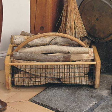 Garden Hod holding kindling