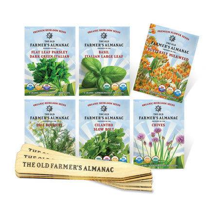 The Old Farmer's Almanac Heirloom Herb Garden Starter Kit