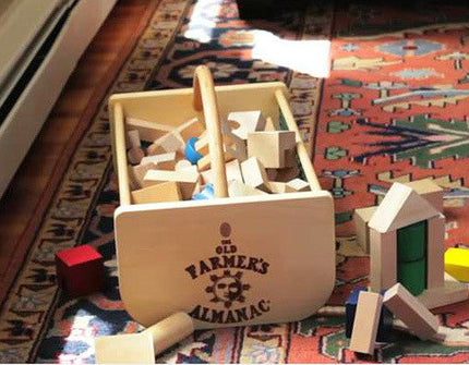 Organize small toys in a handy hod