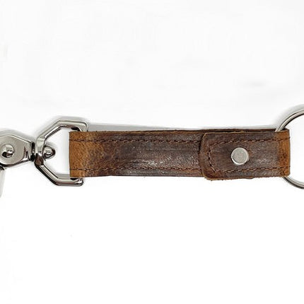 Keychain made with moose leather in Maine