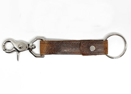 Keychain made with moose leather in Maine