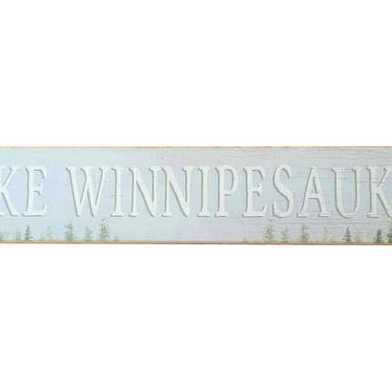 Lake Winnipesaukee - Wooden Sign