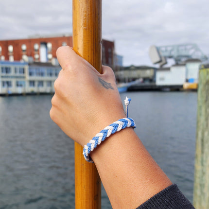 Adjustable Chevron Bracelet Woven 3/8"