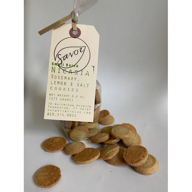 Nicasia: Rosemary, Lemon & Salt Cookies