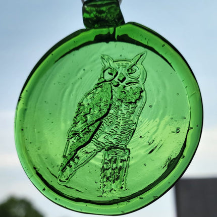 Old Hancock Owl Suncatcher