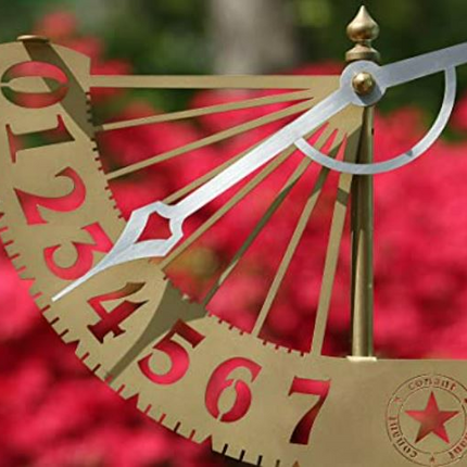 Jeffersonian Brass Rain Gauge