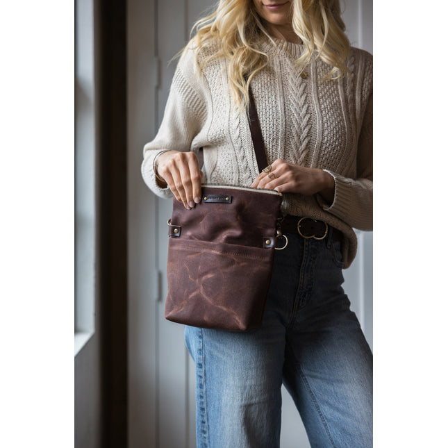 The Satchel - Waxed Canvas Bag