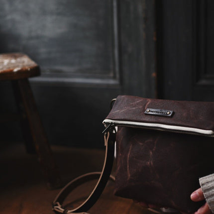 The Satchel - Waxed Canvas Bag