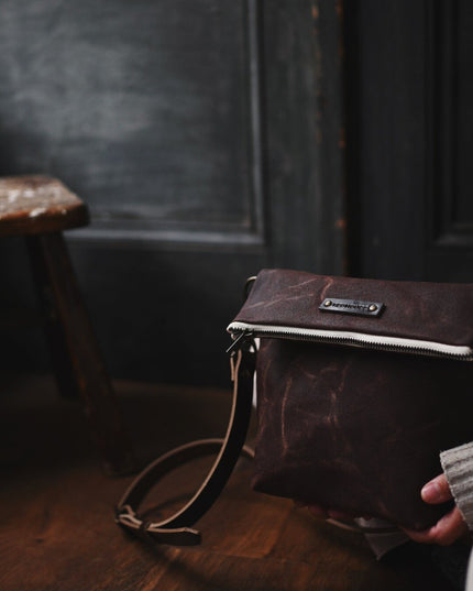 The Satchel - Waxed Canvas Bag