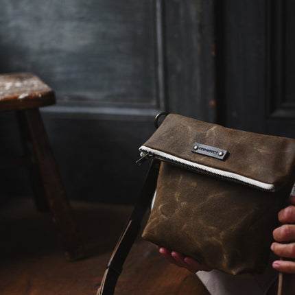 The Satchel - Waxed Canvas Bag