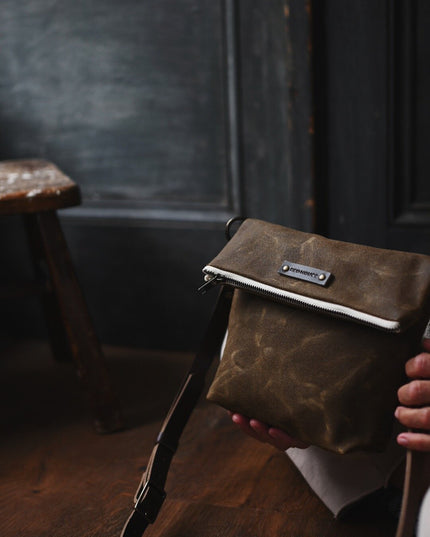 The Satchel - Waxed Canvas Bag