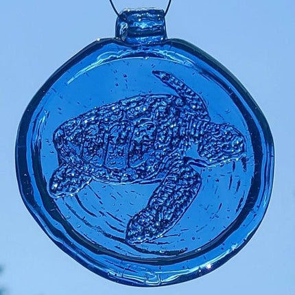 Old Hancock Sea Turtle Suncatcher