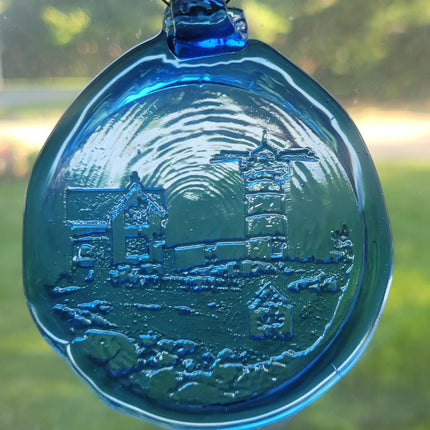 Old Hancock Nubble Lighthouse Suncatcher