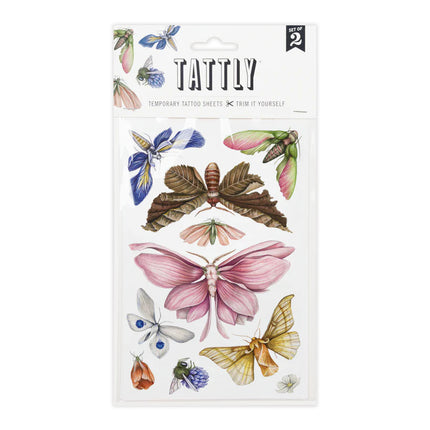 Floraflies Temporary Tattoo Sheet in its package