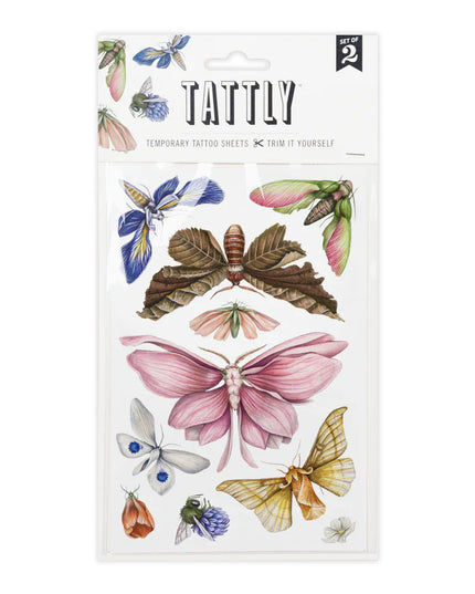 Floraflies Temporary Tattoo Sheet in its package